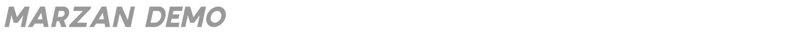 Marzan font preview